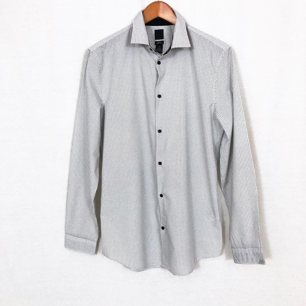 H&M Button Up Shirt Slim Fit Size Medium